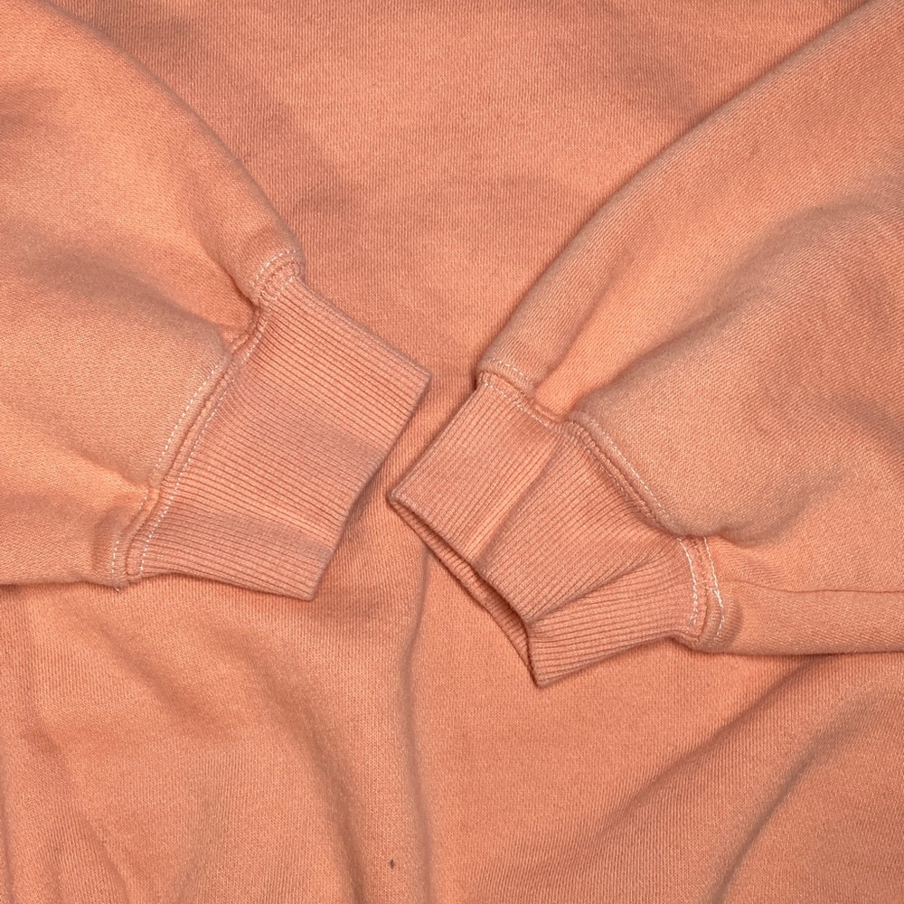 Playboy x PacSun Women’s XS Peach Crewneck Sweatshirt Rainbow Logo Y2K - Picture 12 of 14